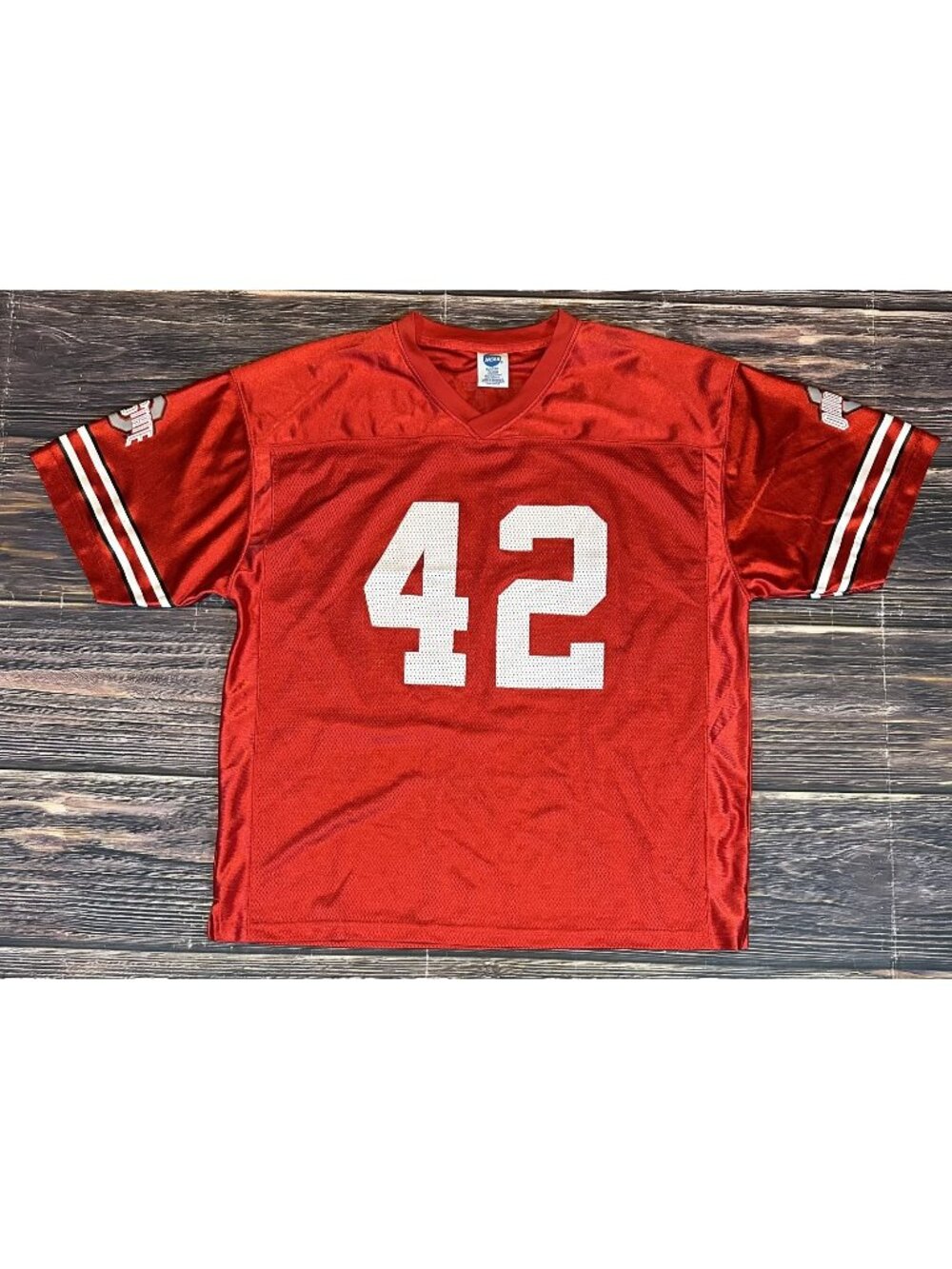 VINTAGE Ohio State Buckeyes Jersey Mens XL Red Football NCAA by KA 90s